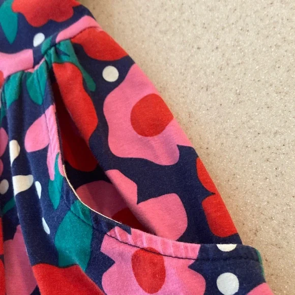 Hanna Andersson Dress Floral Design Size 130 - US Size 8 - Picture 2 of 7